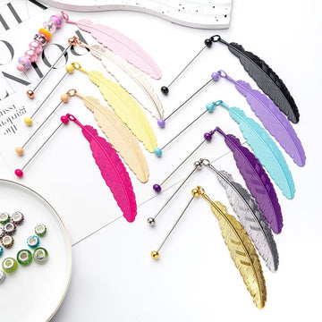 1 set DIY beadable bookmark