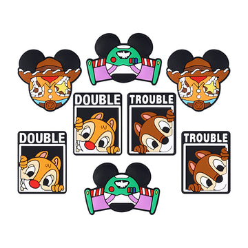 5pcs Chip and dale focal Silicone Bead