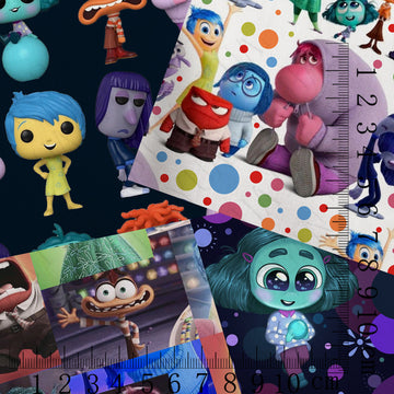 1 meter Inside out pure cotton fabric