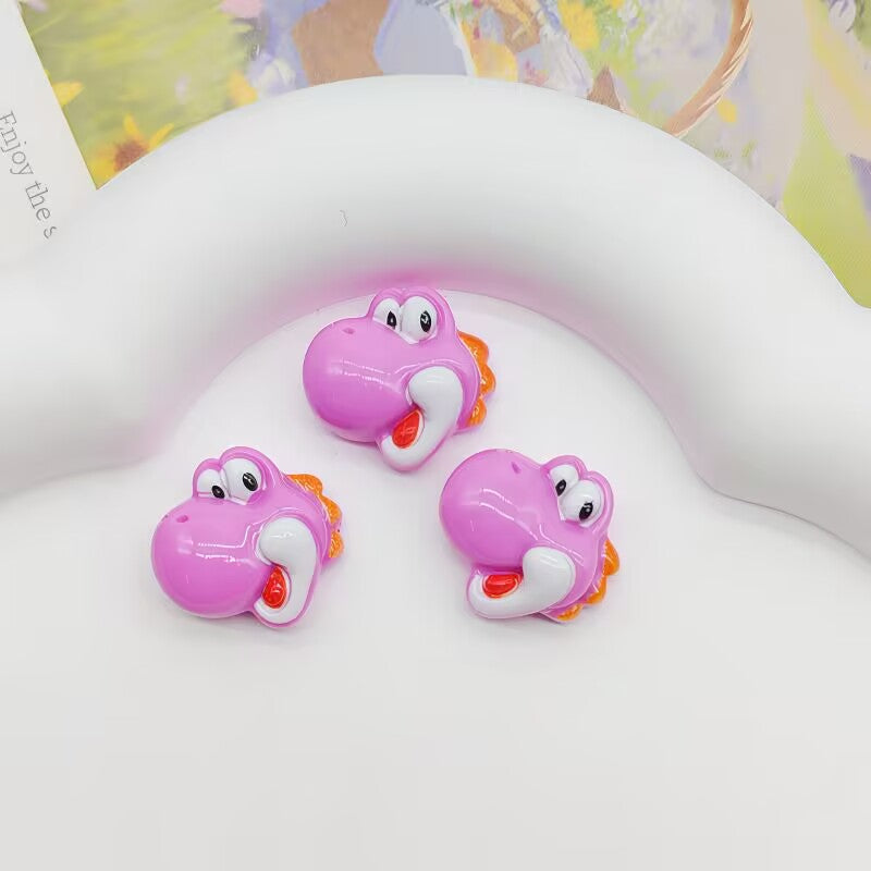 20pcs Yoshi acrylic mini nail charm DIY Nail Art Accessories for Manicures jewelry scrapbook decor