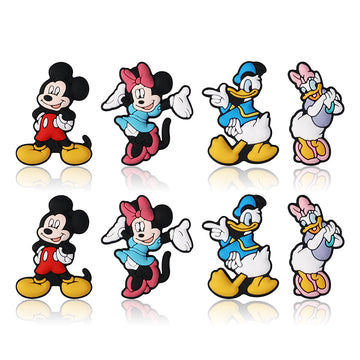 5Stk. Micky Maus und Freunde-Hauptperlen aus Silikon