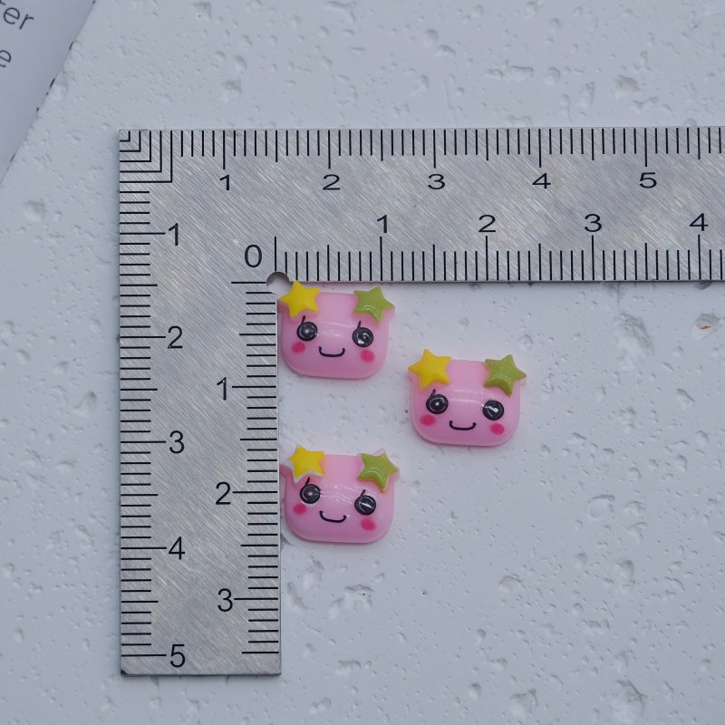 20pcs tamagotchi gogo acrylic mini nail charm DIY Nail Art Accessories for Manicures jewelry scrapbook decor