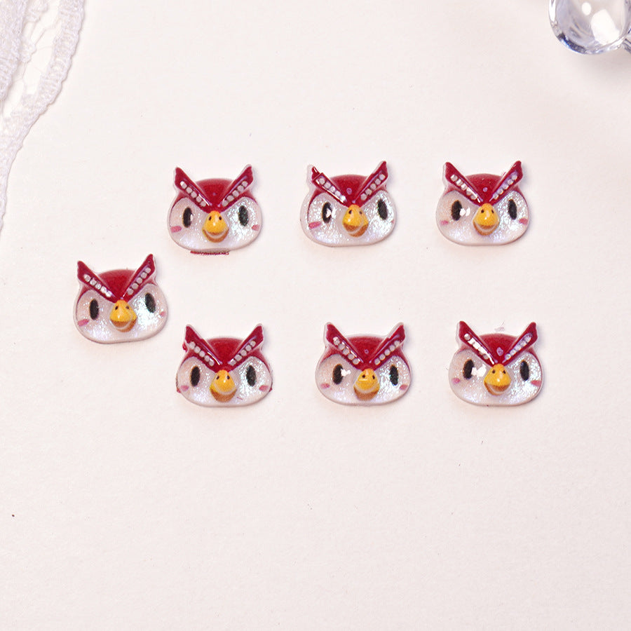 20pcs crayon shin chan acrylic mini nail charm DIY Nail Art Accessories for Manicures jewelry scrapbook decor
