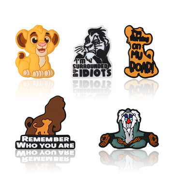 5Stk. Der-König-der-Löwen-Simba-Hauptperlen aus Silikon
