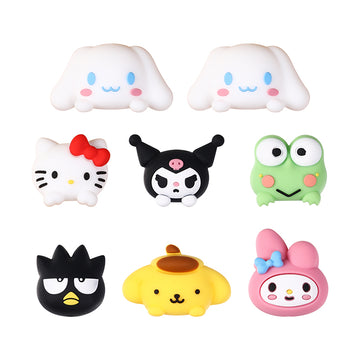 5pcs Hello kitty Kuromi focal silicone Bead