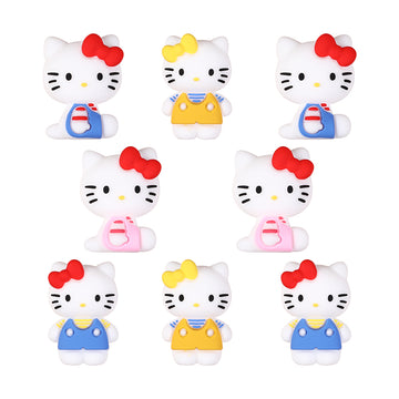 5 piezas de cuentas de silicona focales de Hello Kitty