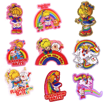 10pcs rainbow brite acrylic charm