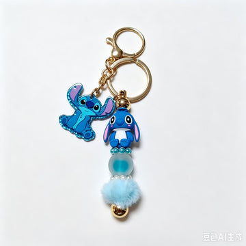 1PCS Stitch beadable keychain