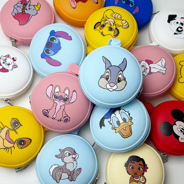 1pc Miss bunny simba Stitch winnie the pooh Bambi dumbo Silicone Pacifier Storage bag Pacifier storage