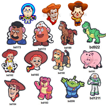 5pcs Toy Story Buzz Lightyear focal silicone Bead