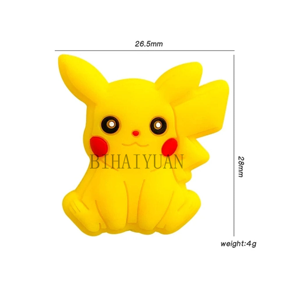 5pcs Pokemon focal silicone Bead