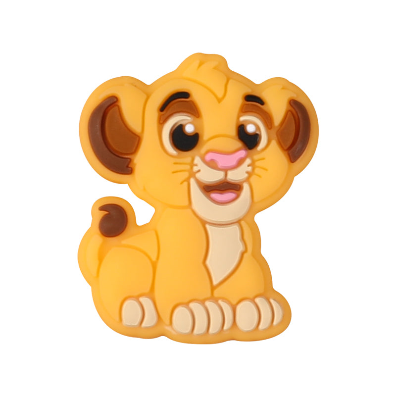 5Stk. Der-König-der-Löwen-Simba-Hauptperlen aus Silikon