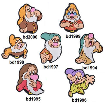 5pcs Snow white the seven dwarfs focal Bead